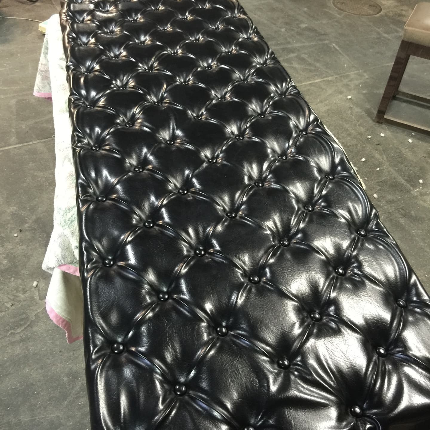 張り替え　スツール